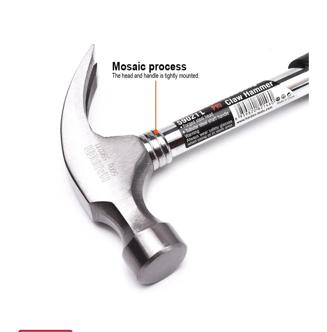 claw hammer with tabuler handel