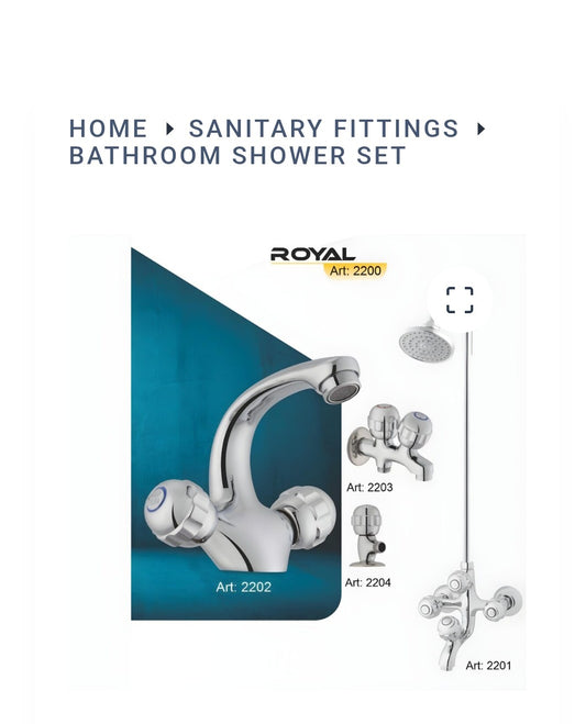 Bathroom shower set